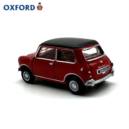 1/76 Scale Austin Cooper Mini Red/Black Diecast Model Car