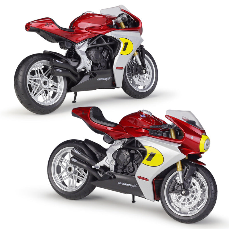 1/12 Scale MV Agusta Superveloce Ago Motorcycle Diecast Model