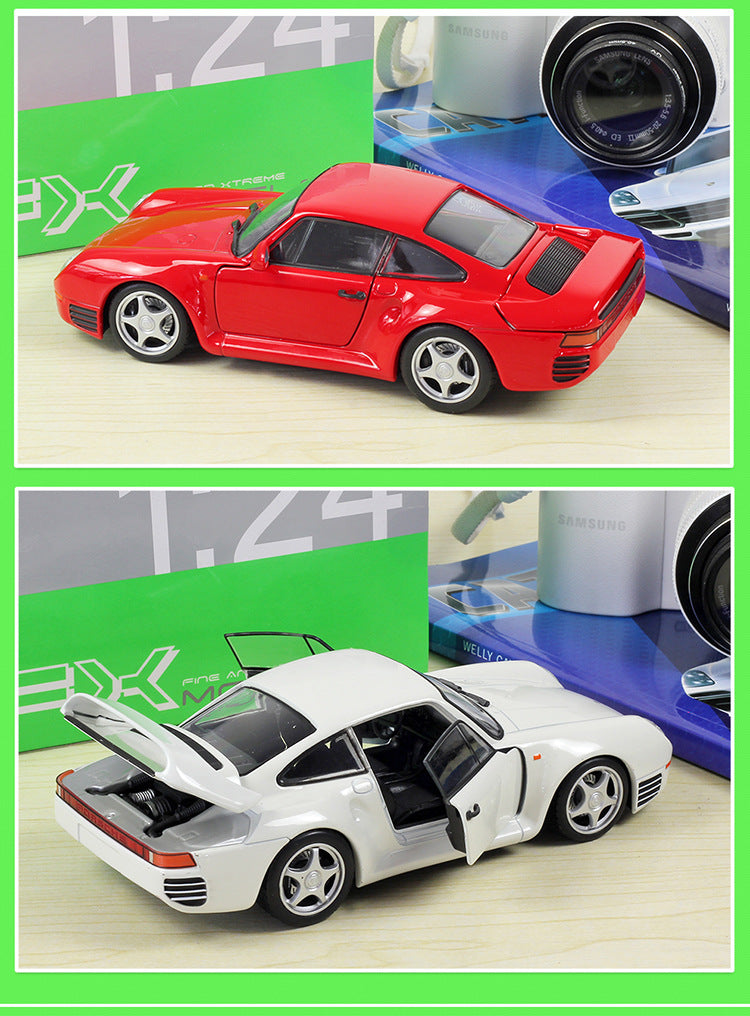 1/24 Scale Porsche 959 Sports Car Diecast Model