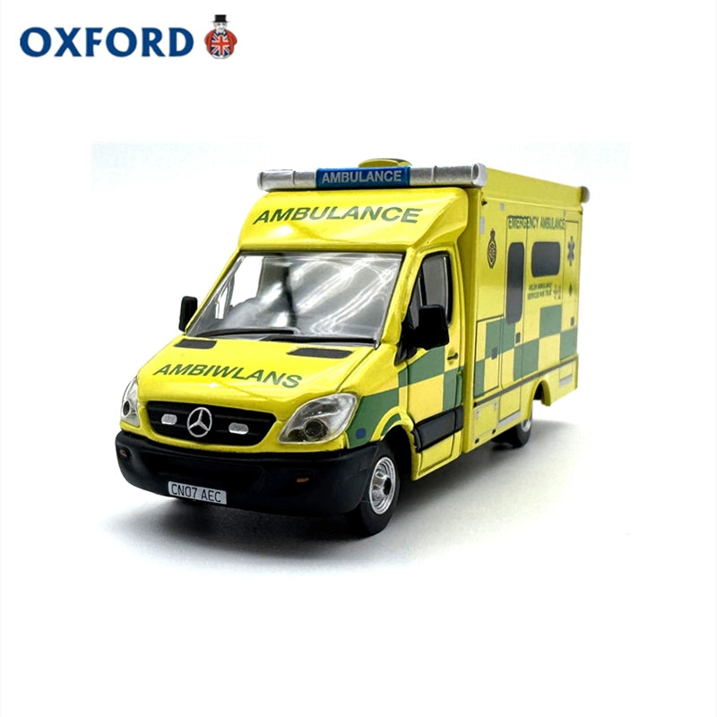 1/76 Scale Mercedes Welsh Ambulance Diecast Model