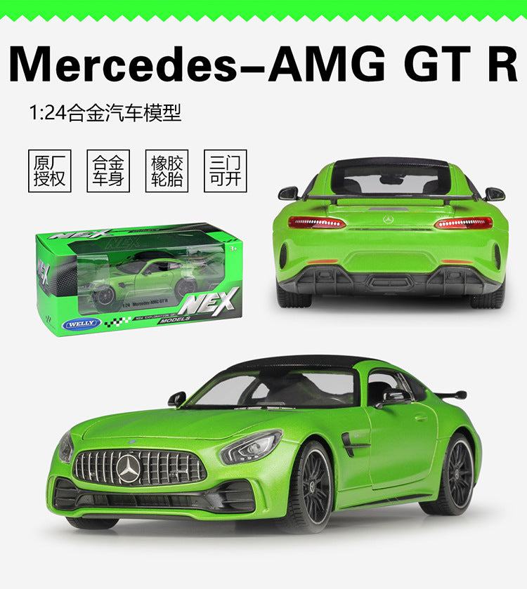 1/24 Scale Mercedes-AMG GT R Sports Car Diecast Model