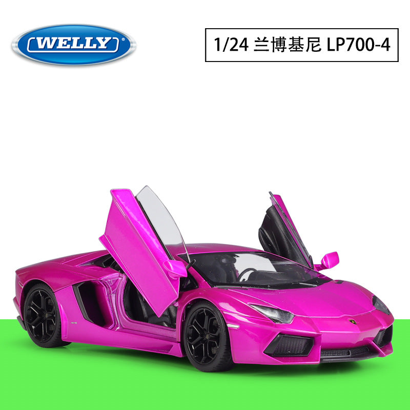 1/24 Scale Lamborghini Aventador LP700-4 Sports Car Diecast Model