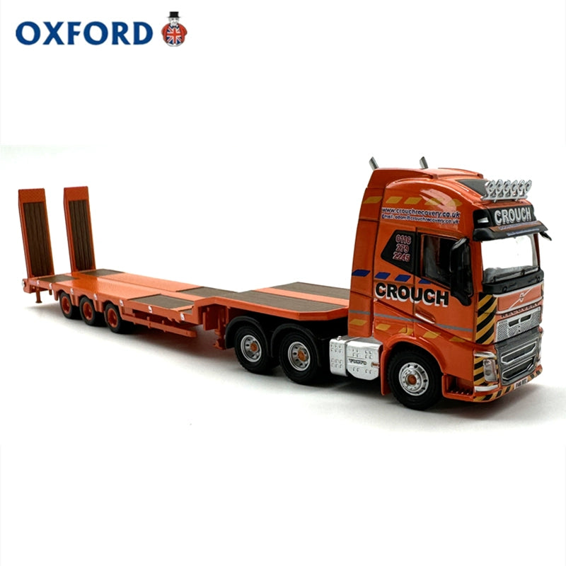 1/76 Scale Volvo FH4 GXL Semi Low Loader Crouch Recovery Diecast Model