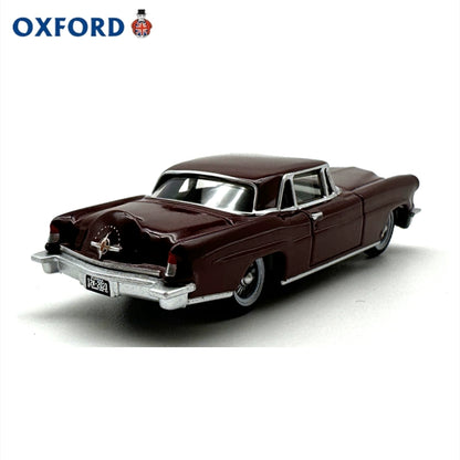 1/87 Scale 1956 Continental Mark II Dark Red Diecast Model Car