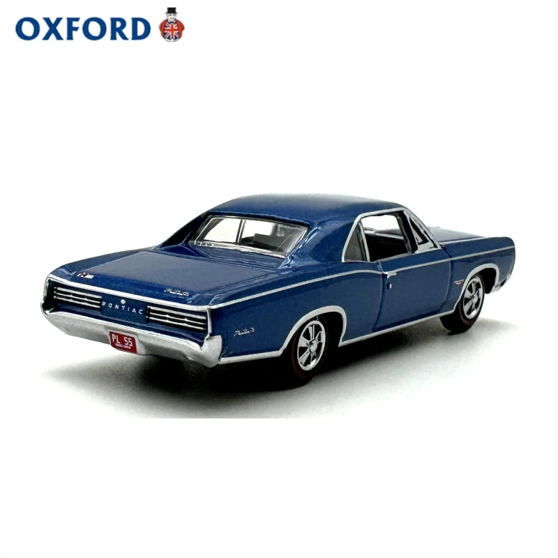 1/87 Scale 1966 Pontiac GTO Blue Diecast Model Car