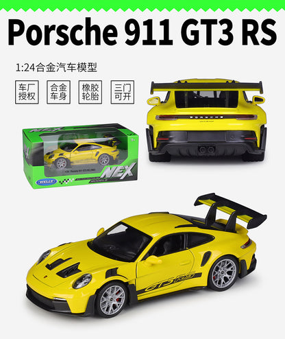 1/24 Scale Porsche 911 GT3 RS (992) Sports Car Diecast Model