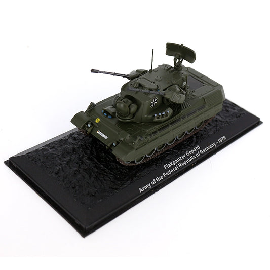 1/72 Scale 1979 Flakpanzer Gepard German Self-Propelled Anti-Aircraft Gun (SPAAG) Diecast Model