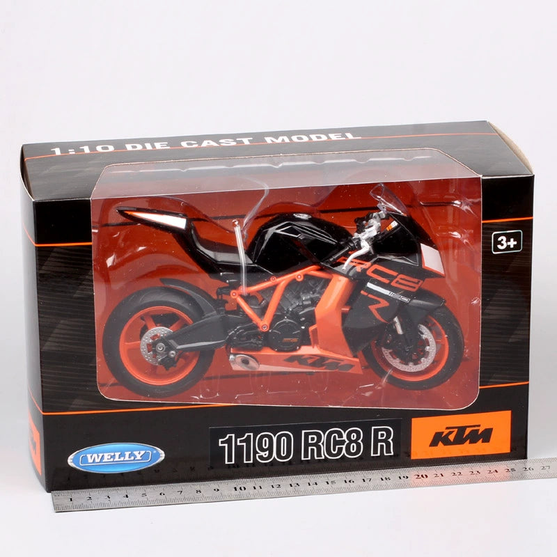 1/10 Scale KTM 1190 RC8 R Supersport Bbike Diecast Model Motorcycle