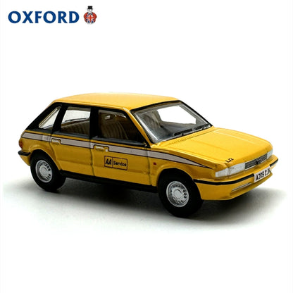 1/76 Scale Austin Maestro Yellow Diecast Model Car