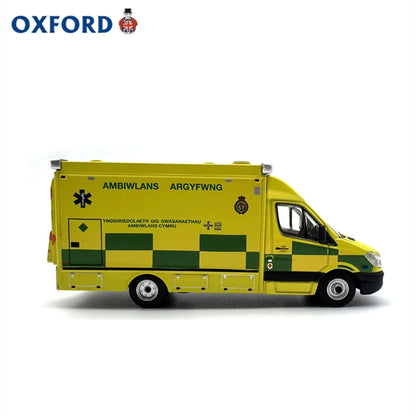 1/76 Scale Mercedes Welsh Ambulance Diecast Model