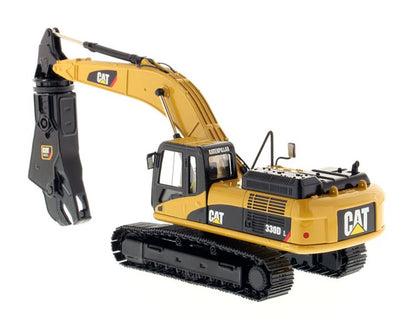 1/50 Scale Caterpillar 330D L Hydraulic Excavator with Shear Diecast Model DM85277