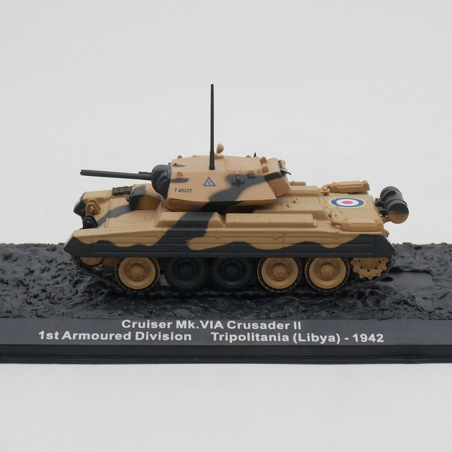 1/72 Scale Crusader II Cruiser Mk VIA 1942 WWII British Tank Diecast Model