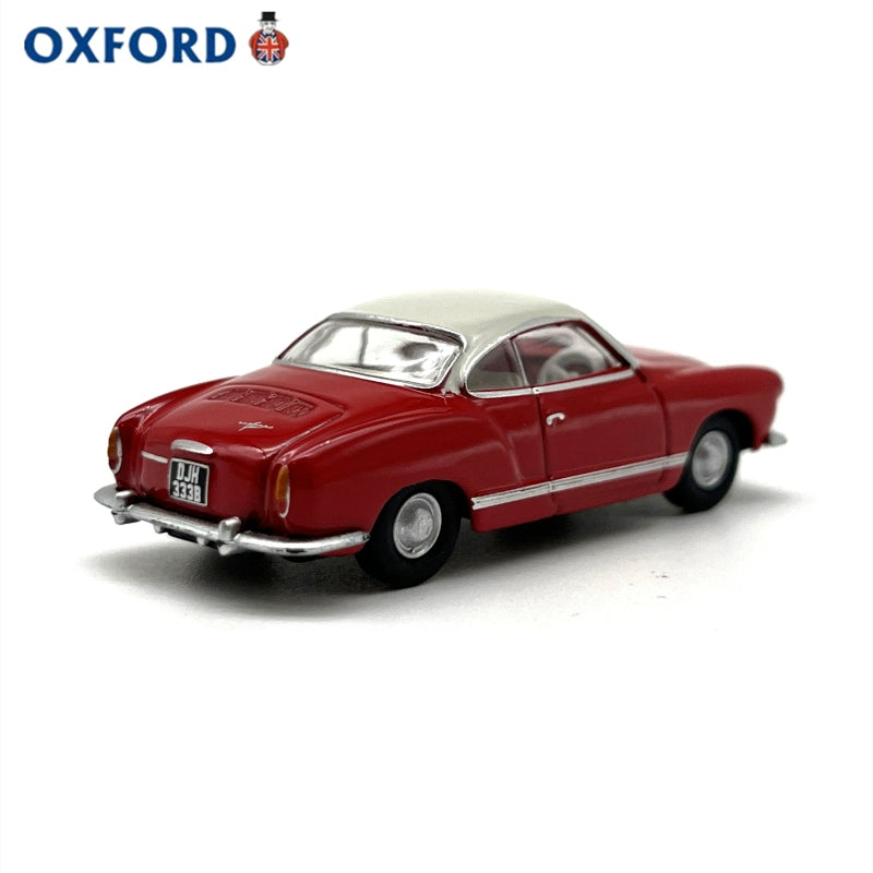 1/76 Scale Volkswagen Karmann Ghia Red Diecast Model Car