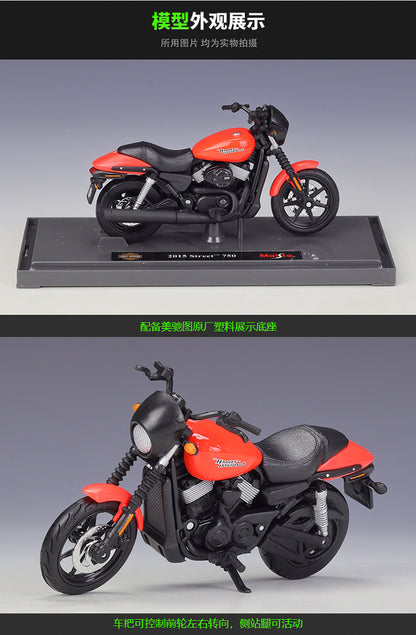 1/18 Scale 2015 Harley-Davidson Street 750 Diecast Model Motorcycle