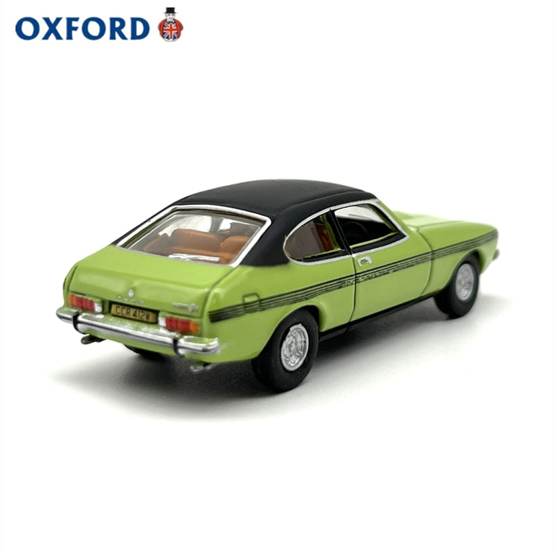 1/76 Scale Ford Capri Mk II Green Diecast Model Car