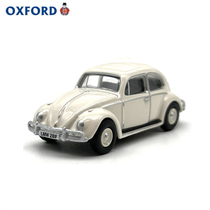 1/76 Scale Volkswagen Beetle White Diecast Model Car