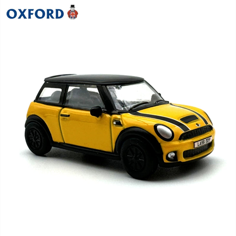 1/76 Scale New Mini Yellow Diecast Model Car