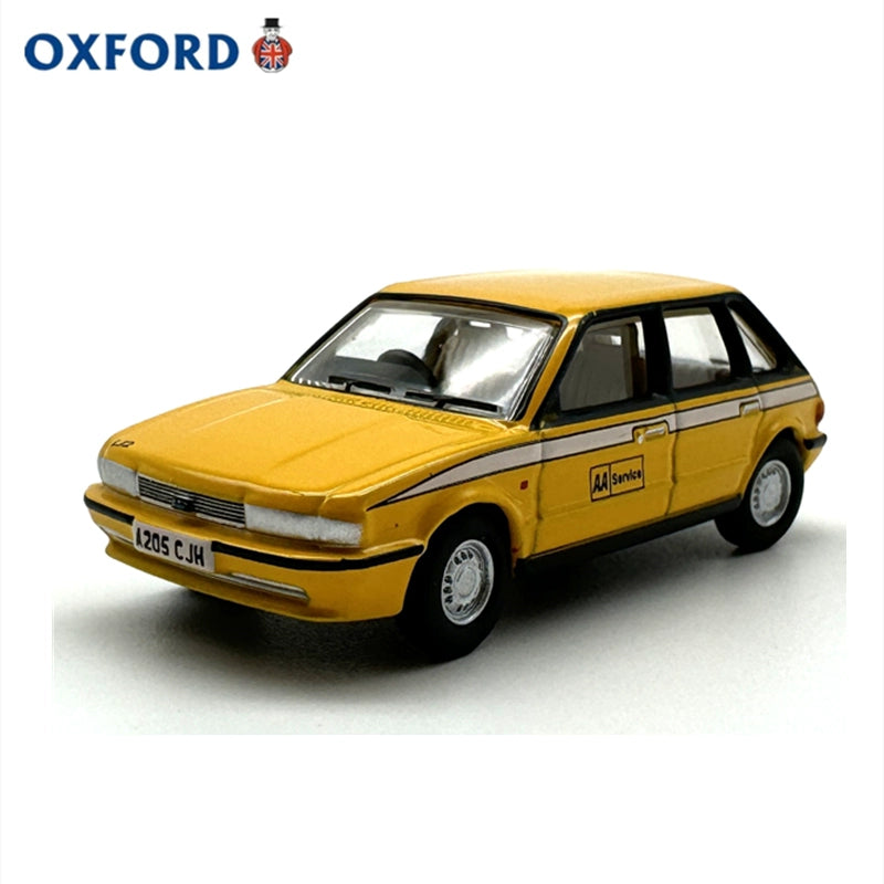 1/76 Scale Austin Maestro Yellow Diecast Model Car