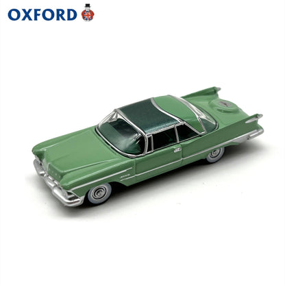 1/87 Scale Imperial Crown 2-Door Hardtop Coupe Green Diecast Model Car