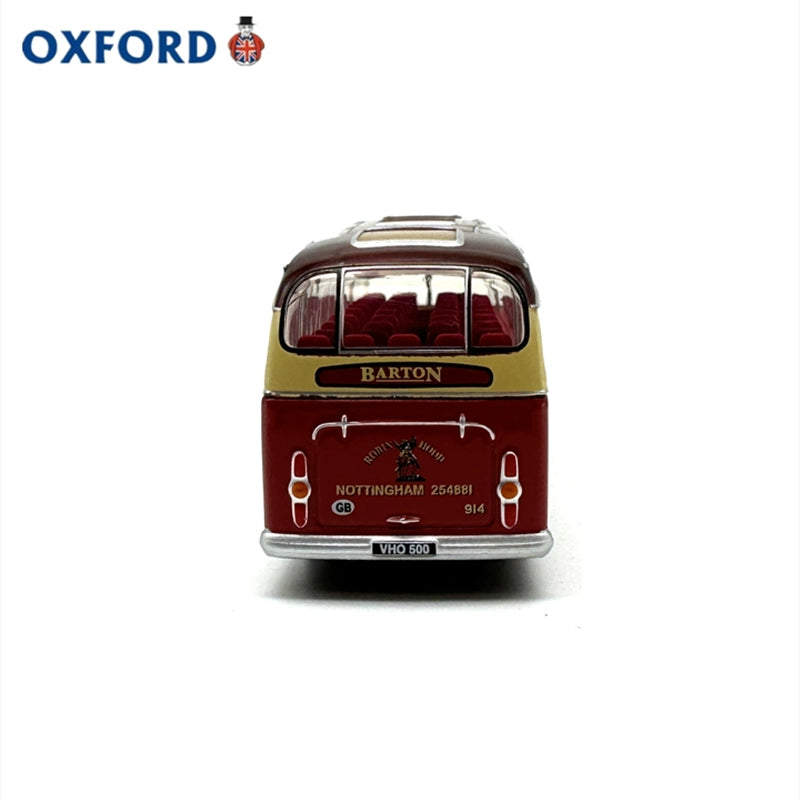 1/76 Scale Duple Britannia Coach Red Diecast Model