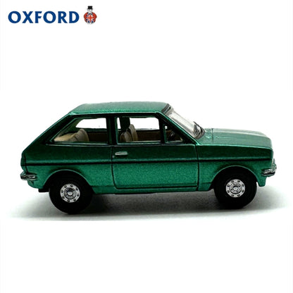 1/76 Scale Ford Fiesta Mk1 Jade Green Diecast Model Car