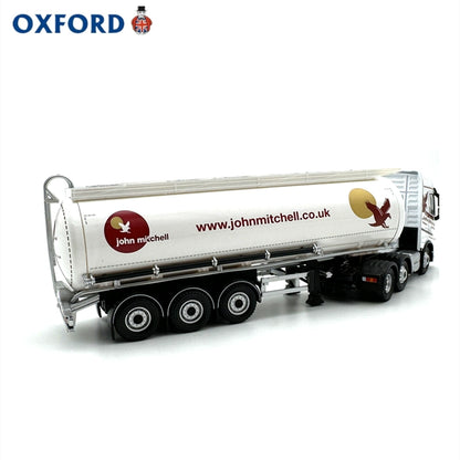 1/76 Scale John Mitchell Volvo FH4 Cylindrical Tanker Diecast Model