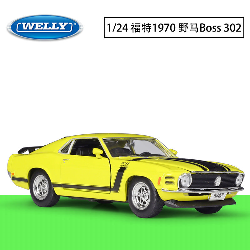 1/24 Scale 1970 Ford Mustang Boss 302 Diecast Model Car