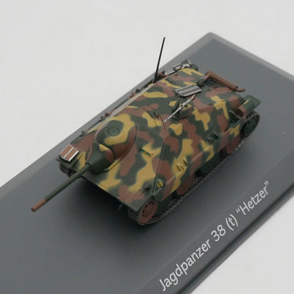 1/72 Scale Hetzer Jagdpanzer 38 WWII German Light Tank Destroyer Diecast Model