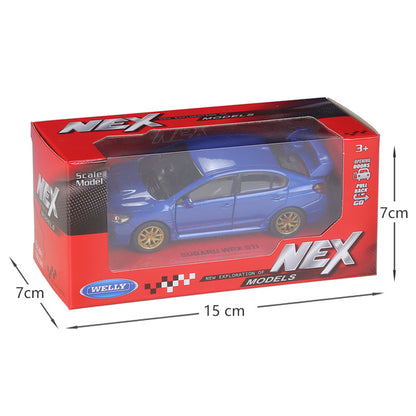 1/36 Scale Subaru WRX STI Diecast Model Car Pull Back Toy