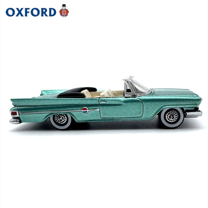 1/87 Scale 1961 Chrysler 300 Convertible (open) Green Diecast Model Car