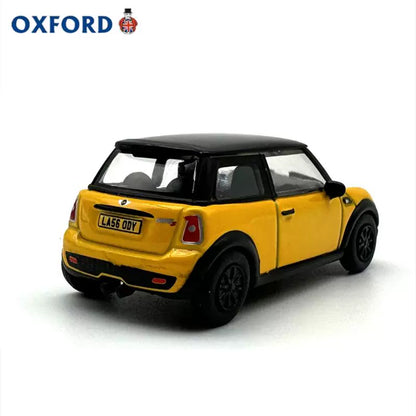 1/76 Scale New Mini Yellow Diecast Model Car