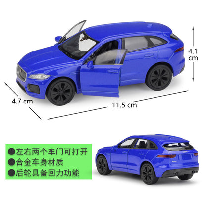 1/36 Scale Jaguar F-Pace SUV Diecast Model Car Pull Bak Toy