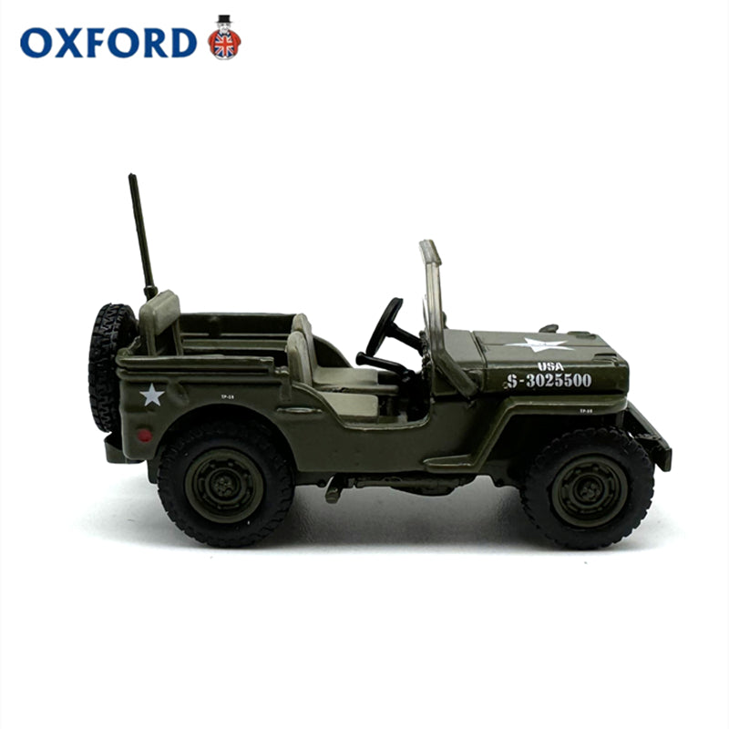 1/76 Scale Willys MB Jeep US Army Diecast Model Car