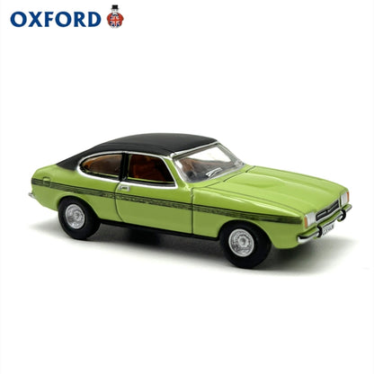 1/76 Scale Ford Capri Mk II Green Diecast Model Car