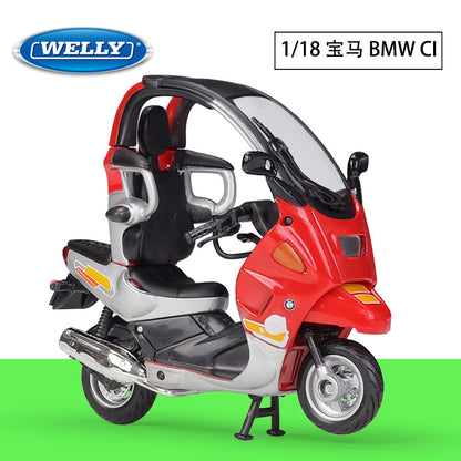 1/18 Scale BMW C1 Scooter Diecast Model