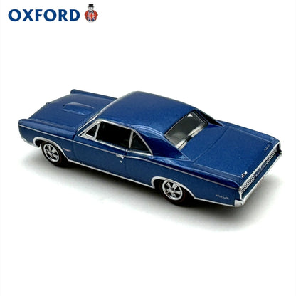 1/87 Scale 1966 Pontiac GTO Blue Diecast Model Car