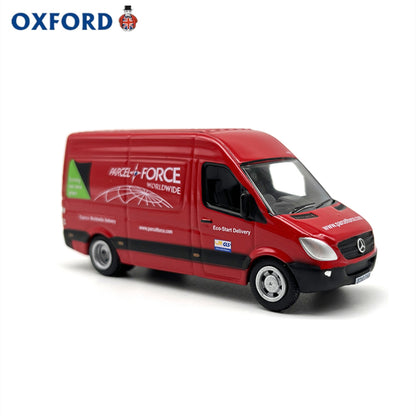 1/76 Scale Mercedes-Benz Sprinter Van Red Diecast Model