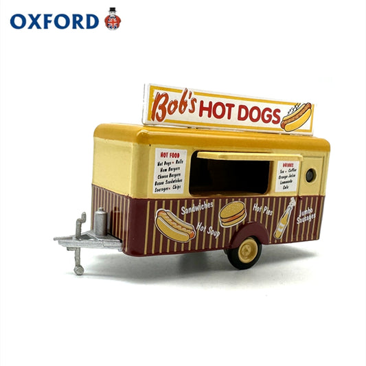 1/76 Scale Bob's Hot Dogs Mobile Trailer Diecast Model