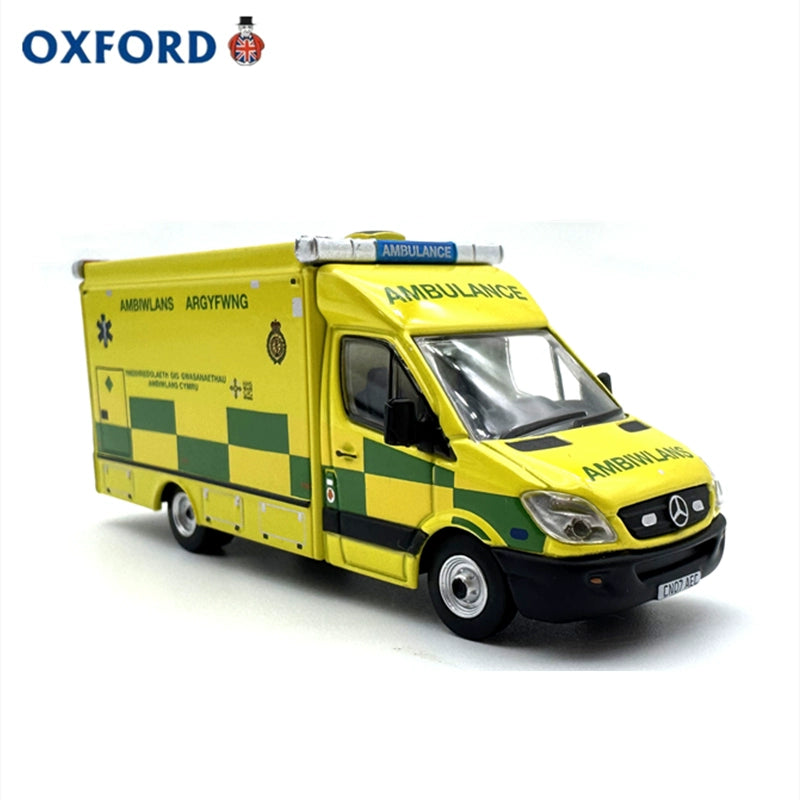 1/76 Scale Mercedes Welsh Ambulance Diecast Model