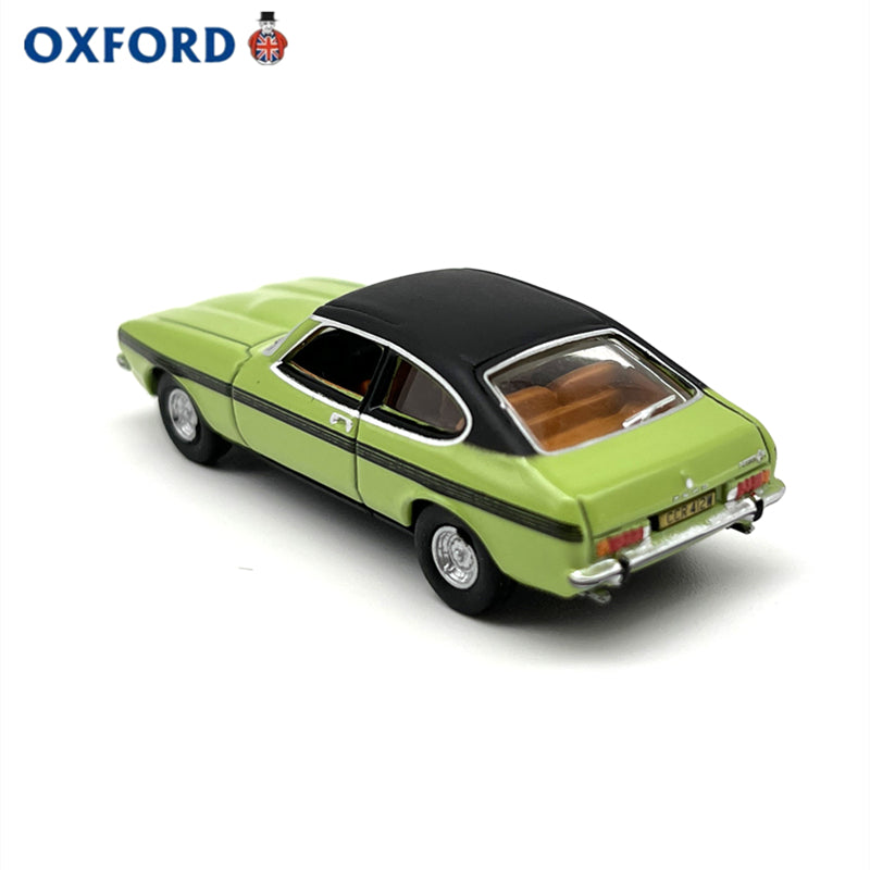 1/76 Scale Ford Capri Mk II Green Diecast Model Car