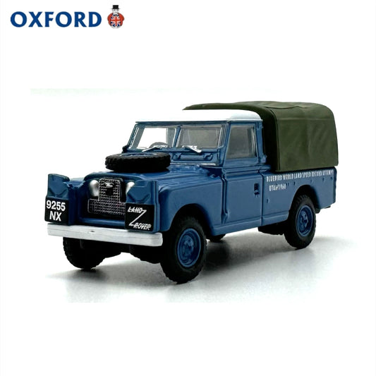 1/76 Scale Land Rover Series 2 LWB Bluebird Land Speed Record Diecast Model Car