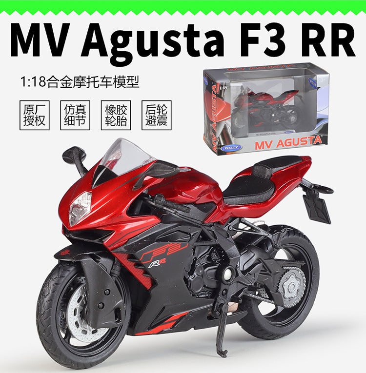 1/18 Scale MV Agusta F3 RR Motorcycle Diecast Model