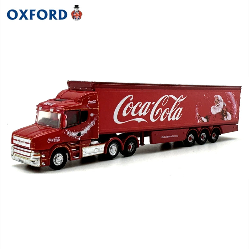 1/148 Scale Scania T Cab Box Trailer Xmas Diecast Model