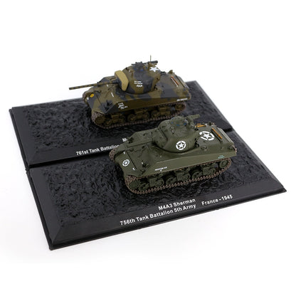 1/72 Scale 1945 M4A3 Sherman WWII US Tank Diecast Model