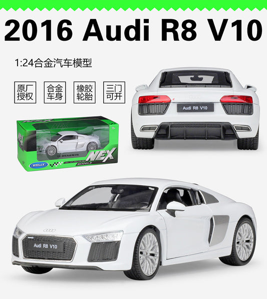 1/24 Scale 2016 Audi R8 V10 Diecast Model Car