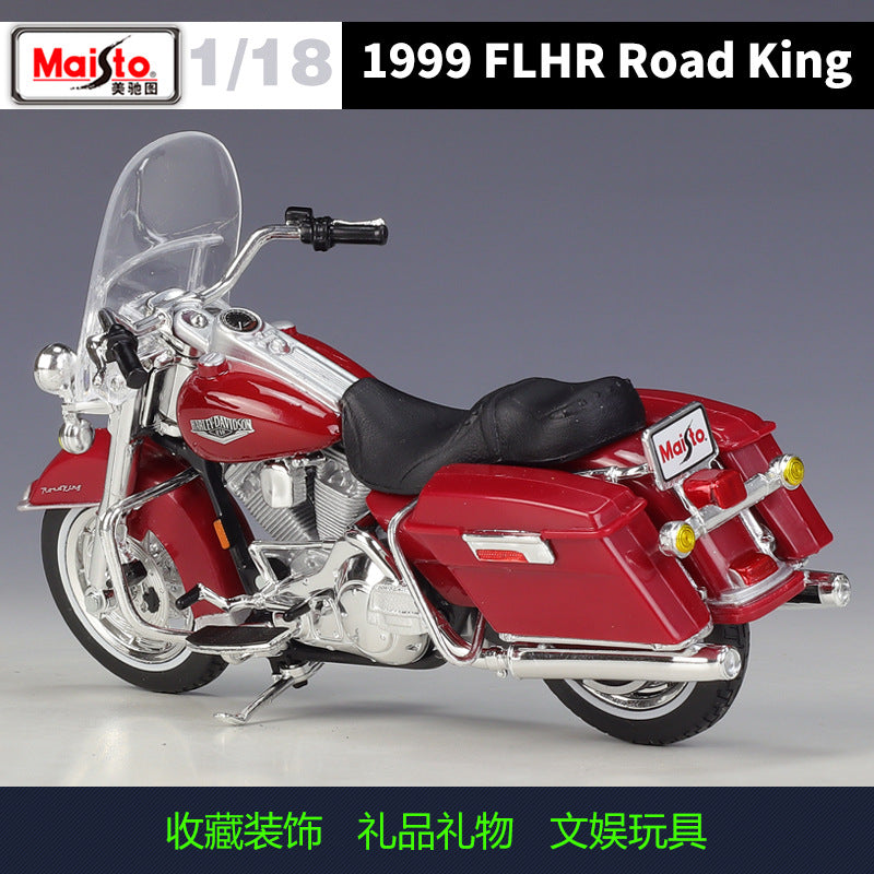 1/18 Scale 1999 Harley-Davidson FLHR Road King Diecast Model Motorcycle