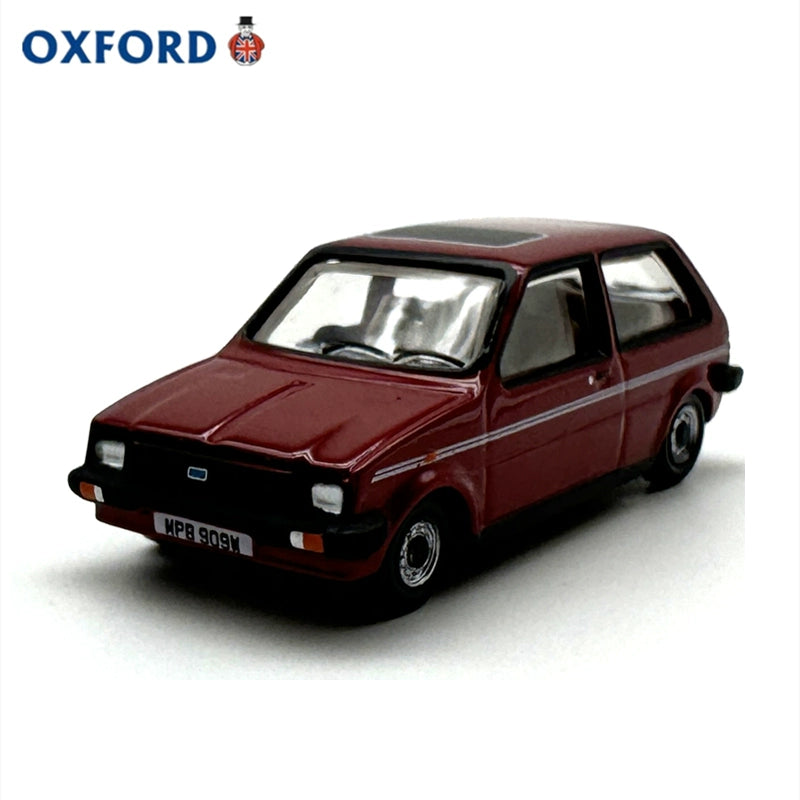 1/76 Scale Austin Mini Metro Emberglow (Princess Diana) Diecast Model Car