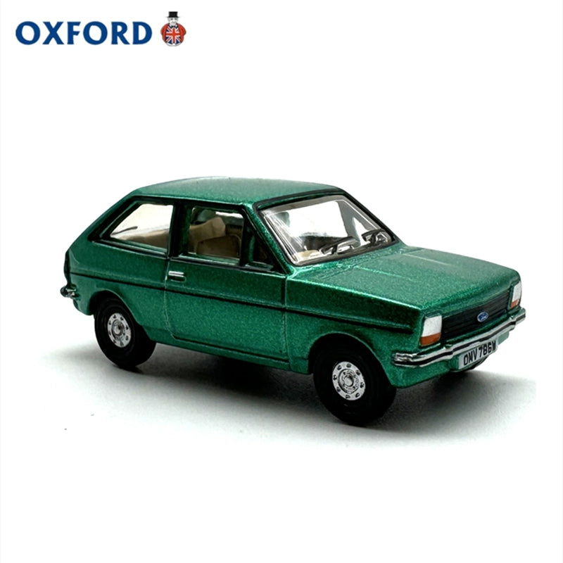 1/76 Scale Ford Fiesta Mk1 Jade Green Diecast Model Car