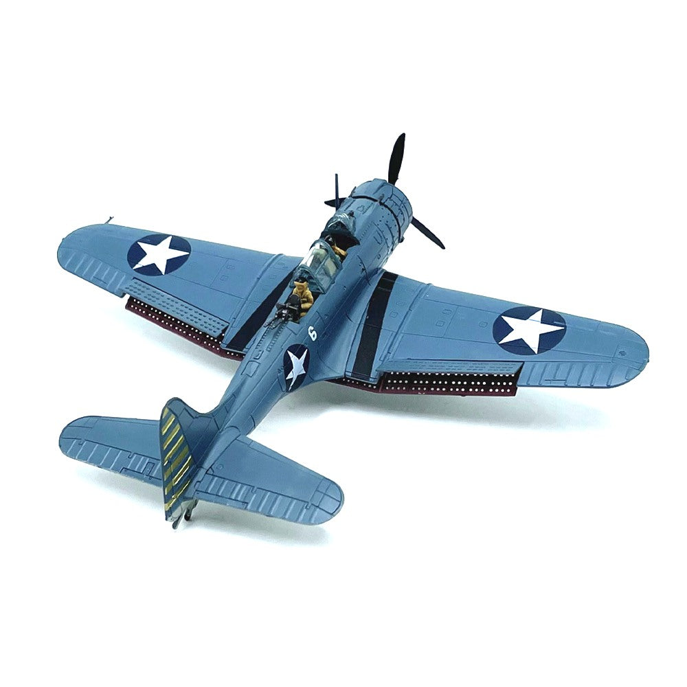 Douglas SBD Dauntless WWII American Naval Scout Plane Dive Bomber 1/72 Scale Diecast Model Aircraft