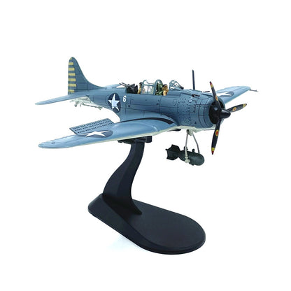 Douglas SBD Dauntless WWII American Naval Scout Plane Dive Bomber 1/72 Scale Diecast Model Aircraft